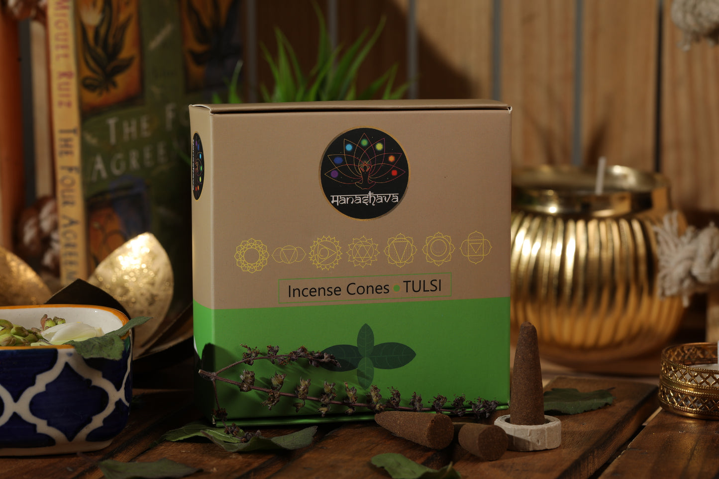 Tulsi Incense Cone