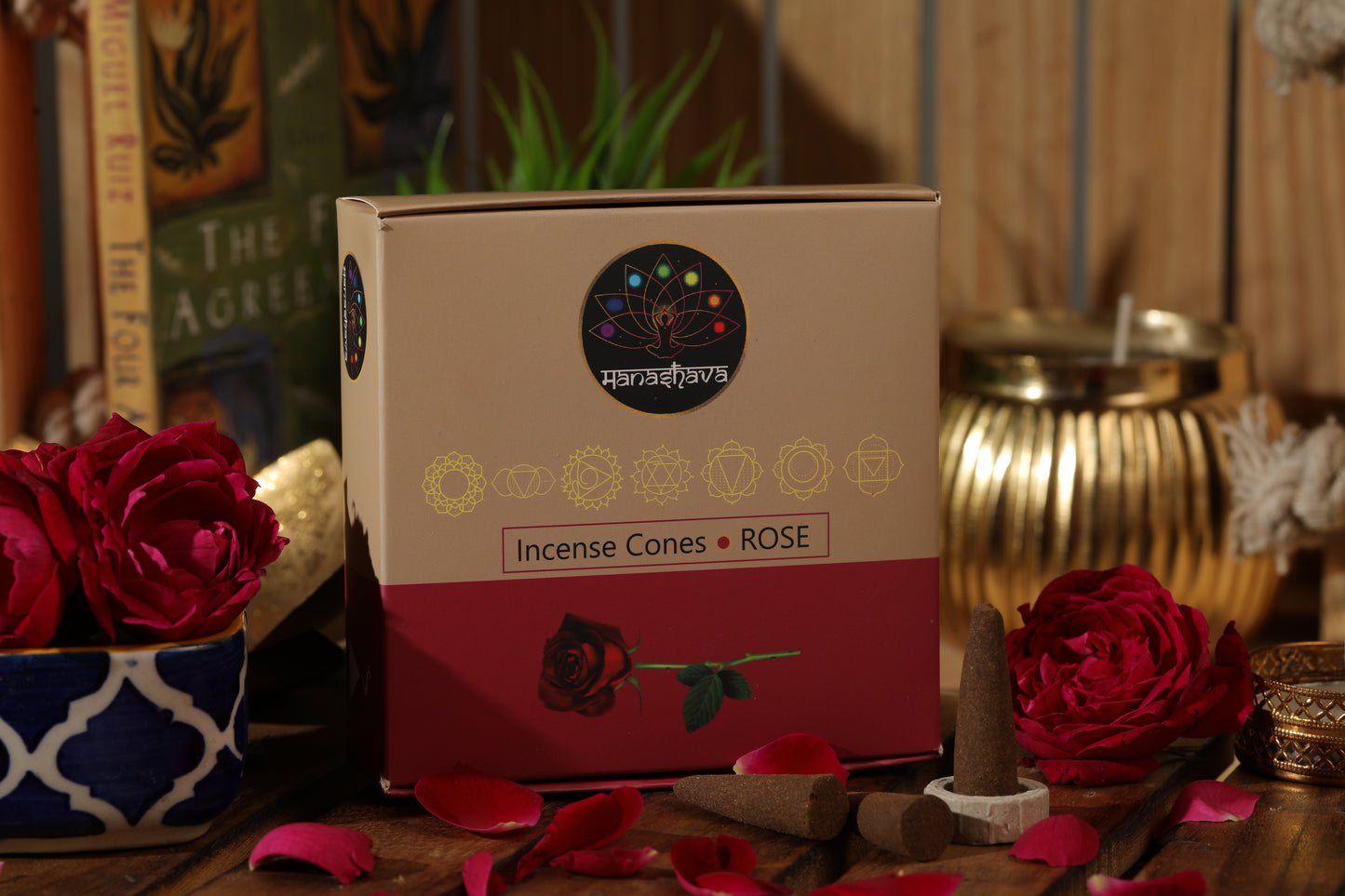 Rose Incense Cone